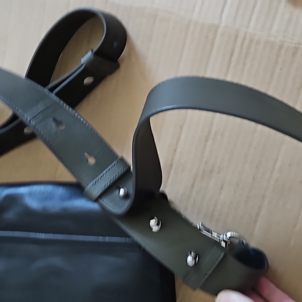Allsaints black leather zep leather box bag-READ - Picture 13 of 13